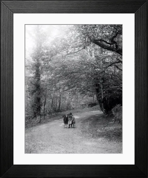 Framed Print : Chestnut Gathering - October 1938 Framed Print : Chestnut Gathering - October 1938