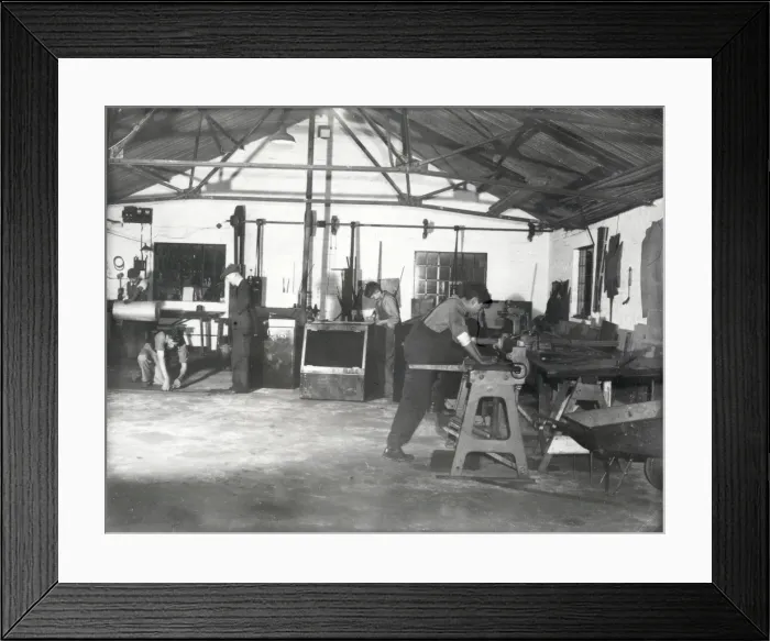 Framed Print : Engineering Factory - November 1938 Framed Print : Engineering Factory - November 1938