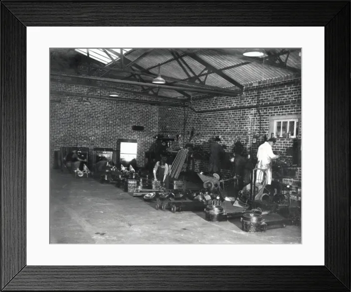 Framed Print : Engineering Factory - November 1938