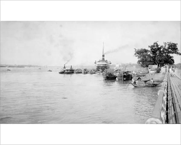 RSR 2  /  6th Battalion, Harbour scene, Calcutta 1916