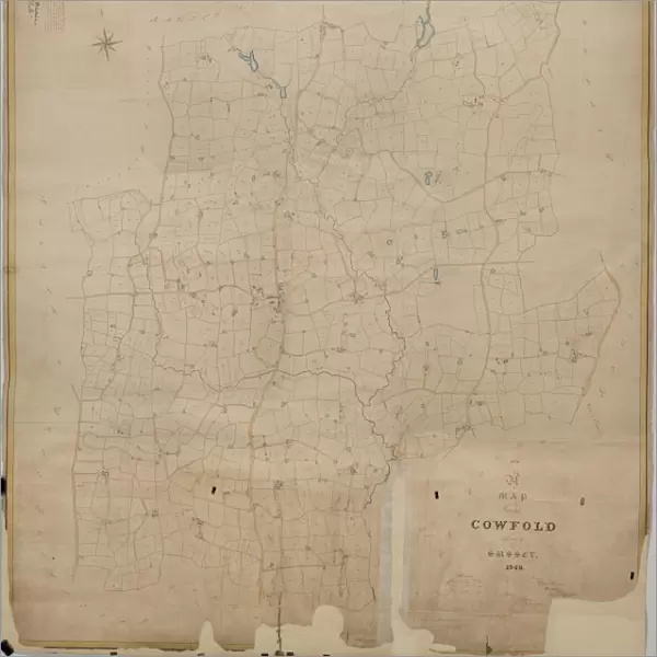 Cowfold tithe map, 1840