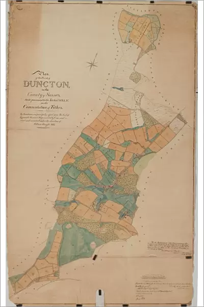 Duncton tithe map, 1837