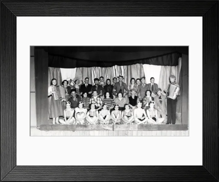 Framed Print : Petworth Imps Concert - February 1939
