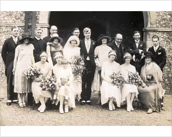 Wedding Group at Lancing College, 1925