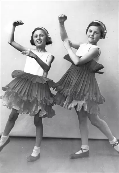 Portrait of two young dancers - April 1939