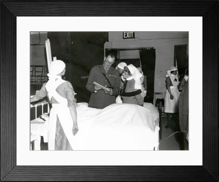 Framed Print : Pulborough Voluntary Aid Detachment Inspection by War Office - May 1939 Framed Print : Pulborough Voluntary Aid Detachment Inspection by War Office - May 1939