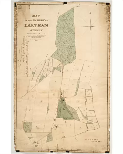 Eartham tithe map, 1840