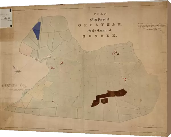 Greatham tithe map, c. 1837