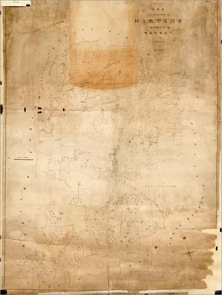 Harting tithe map, 1840