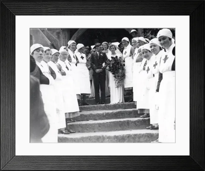 Framed Print : Wedding Guard of Honour - July 1939 Framed Print : Wedding Guard of Honour - July 1939