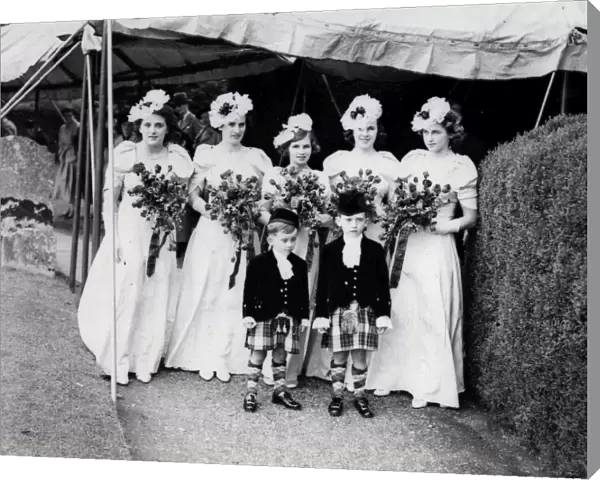 Wedding Attendants - July 1939