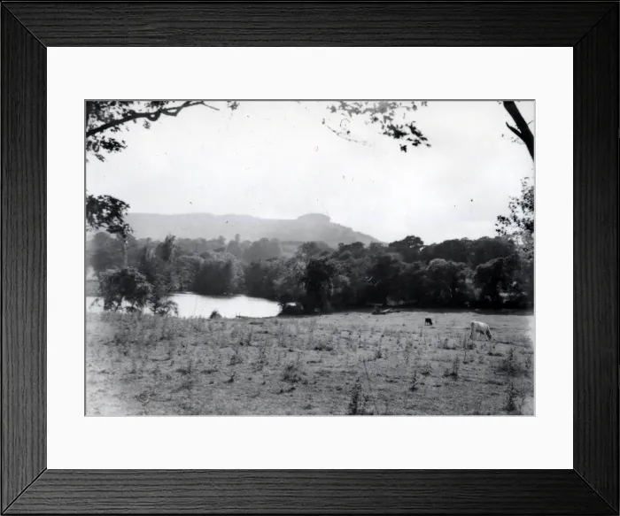 Framed Print : Wiston Pond - July 1939 Framed Print : Wiston Pond - July 1939