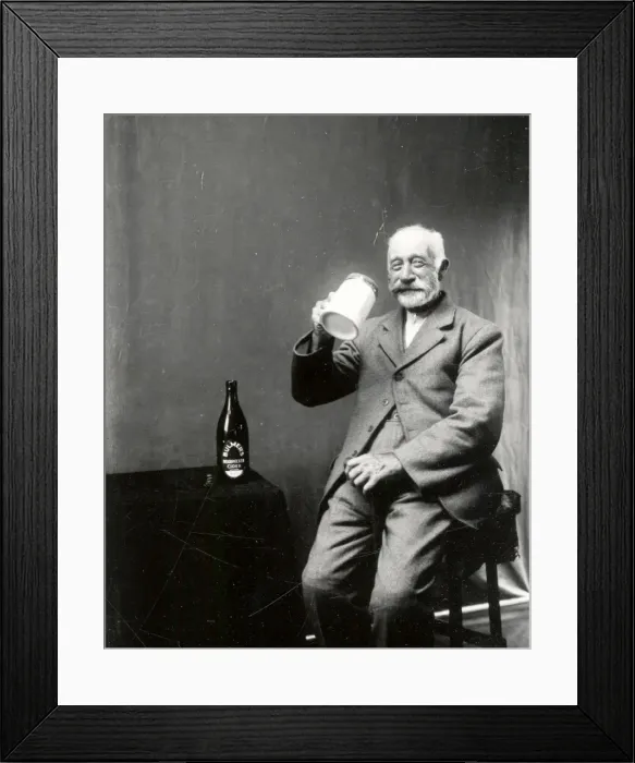 Framed Print : Gentleman Cider Drinker - August 1939 Framed Print : Gentleman Cider Drinker - August 1939