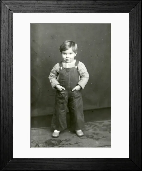 Framed Print : Portrait of a young boy - November 1939 Framed Print : Portrait of a young boy - November 1939