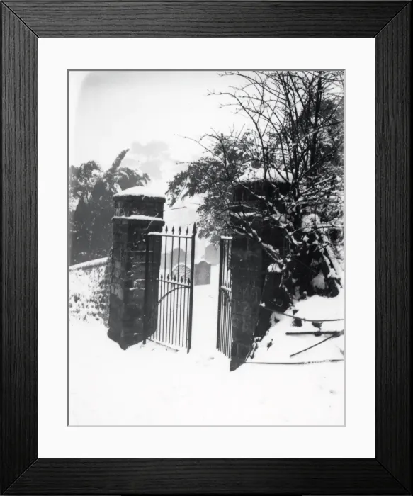Framed Print : Snow Scene - January 1940 Framed Print : Snow Scene - January 1940