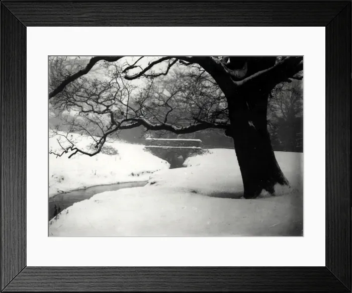 Framed Print : Snow Scene - January 1940 Framed Print : Snow Scene - January 1940