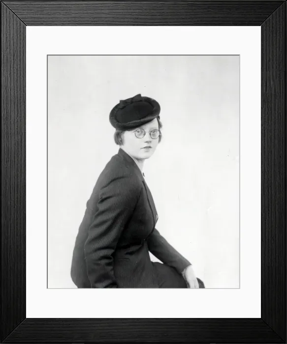 Framed Print : Portrait of a young woman - April 1940 Framed Print : Portrait of a young woman - April 1940
