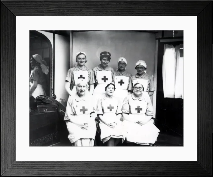 Framed Print : Petworth First Aid Post Personnel - June 1940 Framed Print : Petworth First Aid Post Personnel - June 1940