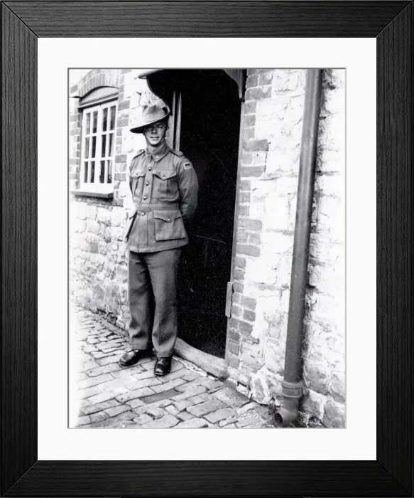 Framed Print : Australian Service Man - September 1940 Framed Print : Australian Service Man - September 1940