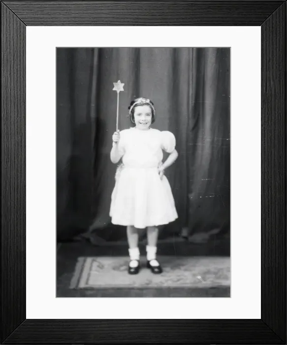 Framed Print : Portrait of a Fairy - November 1940 Framed Print : Portrait of a Fairy - November 1940