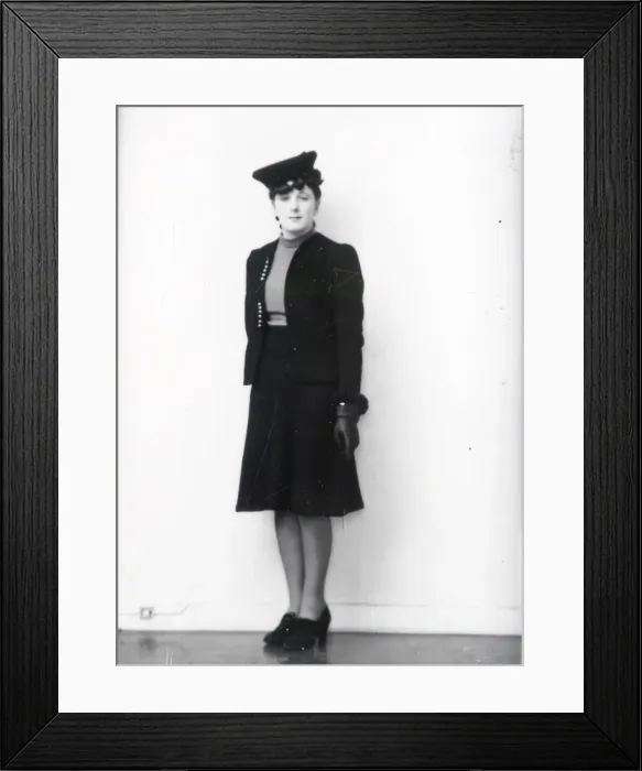 Framed Print : Portrait of a young woman - December 1940 Framed Print : Portrait of a young woman - December 1940