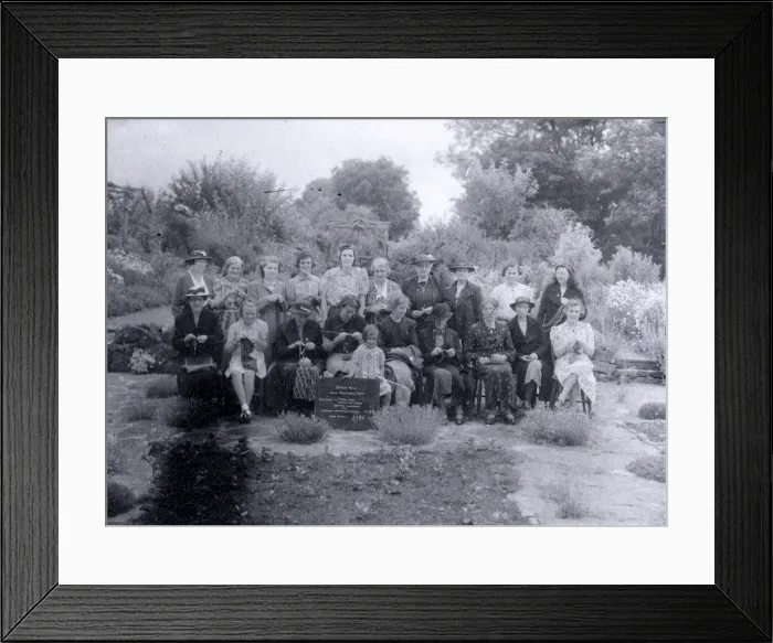 Framed Print : River Hill War Comforts Party - about 1941 Framed Print : River Hill War Comforts Party - about 1941