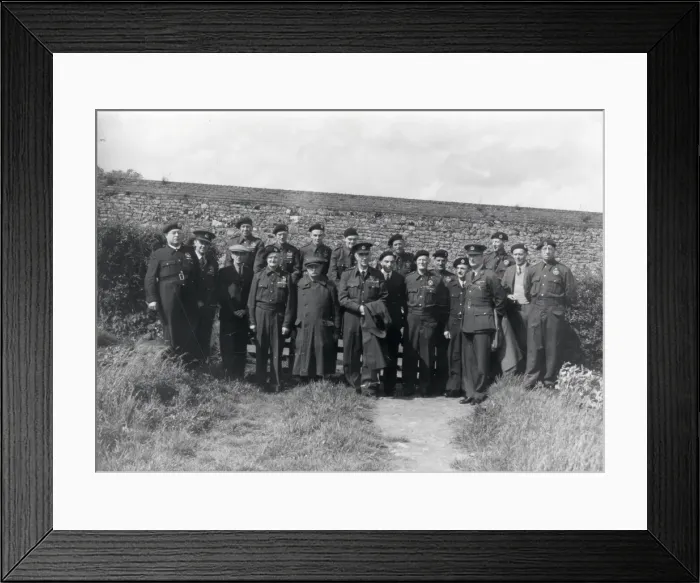 Framed Print : Petworth Observer Corps at Post - May 1942 Framed Print : Petworth Observer Corps at Post - May 1942
