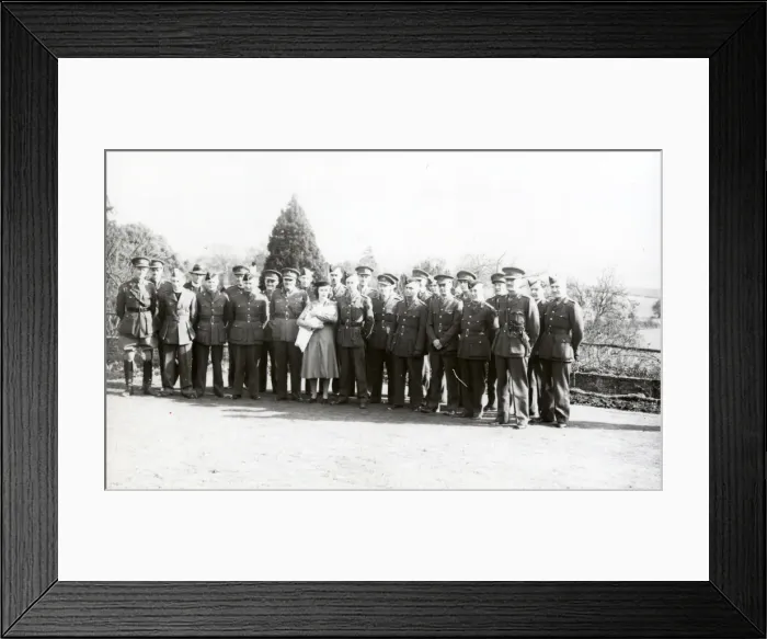 Framed Print : Babys Christening - May 1942 Framed Print : Babys Christening - May 1942