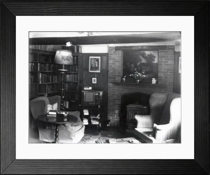 Framed Print : Brook House, Broomers Hill, Pulborough - about 1942 Framed Print : Brook House, Broomers Hill, Pulborough - about 1942