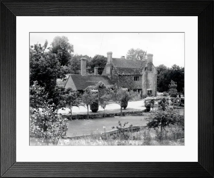 Framed Print : Brook House, Broomers Hill, Pulborough - about 1942 Framed Print : Brook House, Broomers Hill, Pulborough - about 1942