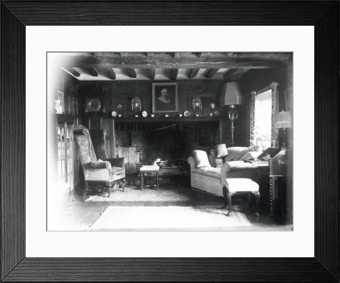 Framed Print : Brook House, Broomers Hill, Pulborough - about 1942 Framed Print : Brook House, Broomers Hill, Pulborough - about 1942