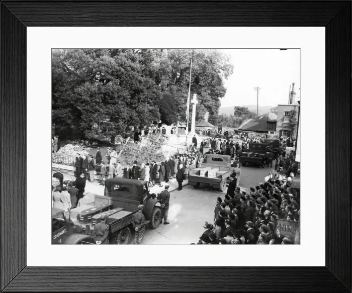 Framed Print : Petworth School Bombing Funeral - September 1942 Framed Print : Petworth School Bombing Funeral - September 1942