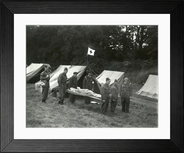 Framed Print : Midhurst Home Guard Camp - 1942 Framed Print : Midhurst Home Guard Camp - 1942
