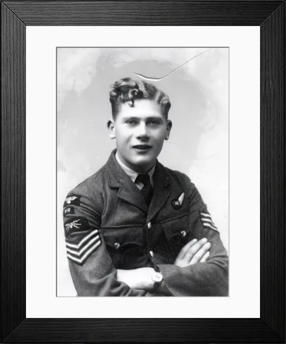 Framed Print : Portrait of an Air gunner - Christmas 1942 Framed Print : Portrait of an Air gunner - Christmas 1942