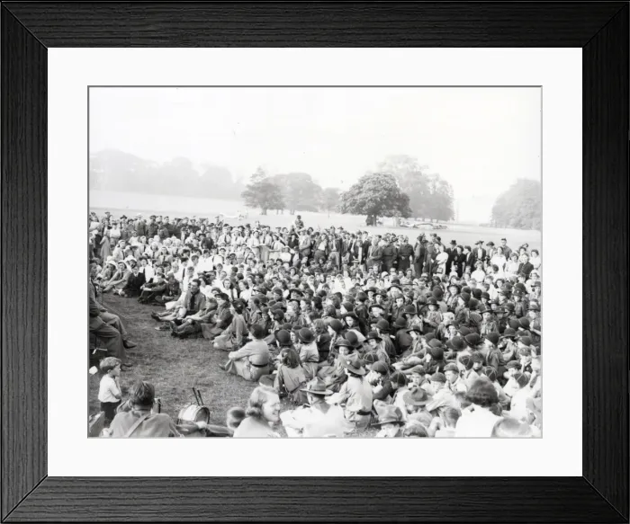 Framed Print : Petworth Park Youth Rally - July 1943 Framed Print : Petworth Park Youth Rally - July 1943