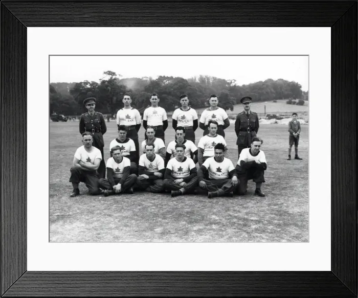 Framed Print : Canadian Sports Meeting - July 1943 Framed Print : Canadian Sports Meeting - July 1943