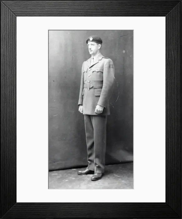 Framed Print : Canadian Auxiliary Services Uniform - November 1943
