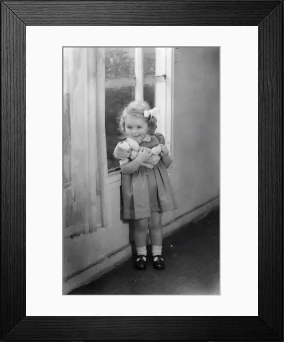 Framed Print : Portrait of a Child - 17 November 1943 Framed Print : Portrait of a Child - 17 November 1943