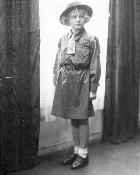 Portrait of a young Girl Guide - 1 December 1943