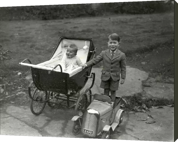 Portrait of two children - December 1943