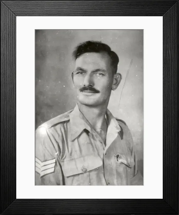 Framed Print : Portrait of an Army Sergeant - Nov 1943 Framed Print : Portrait of an Army Sergeant - Nov 1943