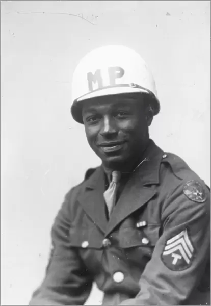 Portrait of a US Army Policeman - May 1944