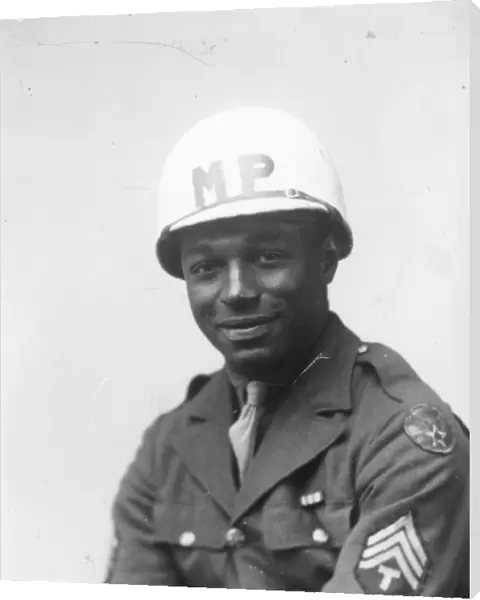 Portrait of a US Army Policeman - May 1944