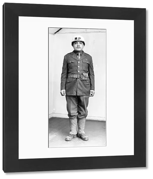 Portrait of a United States Military Policeman - May 1944