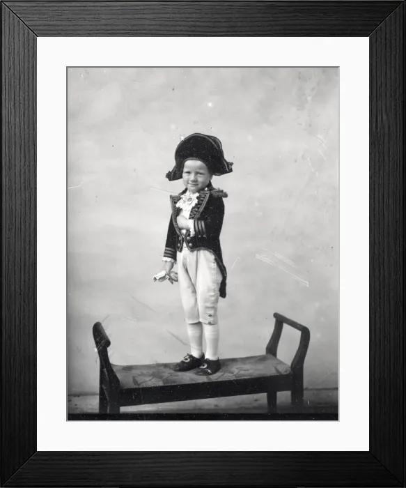 Framed Print : Little Admiral - August 1944 Framed Print : Little Admiral - August 1944
