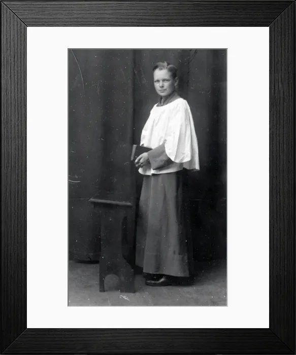 Framed Print : Choirboy - August 1944