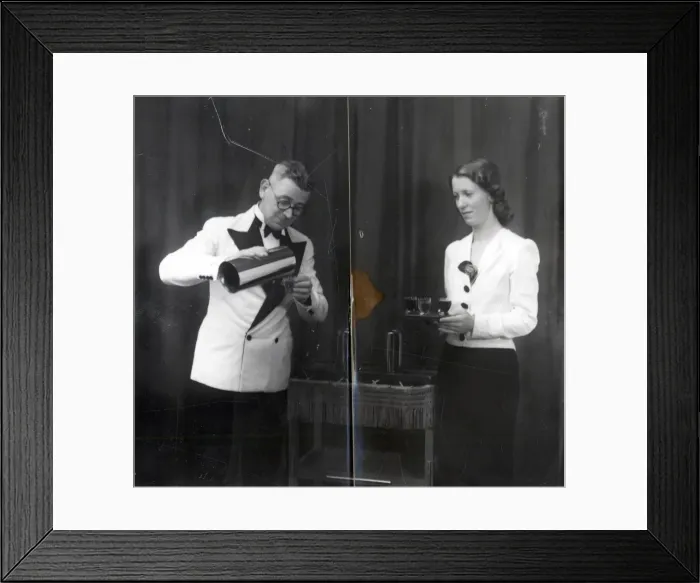 Framed Print : Teddy Horsman and Wendy'- September 1944 Framed Print : Teddy Horsman and Wendy'- September 1944