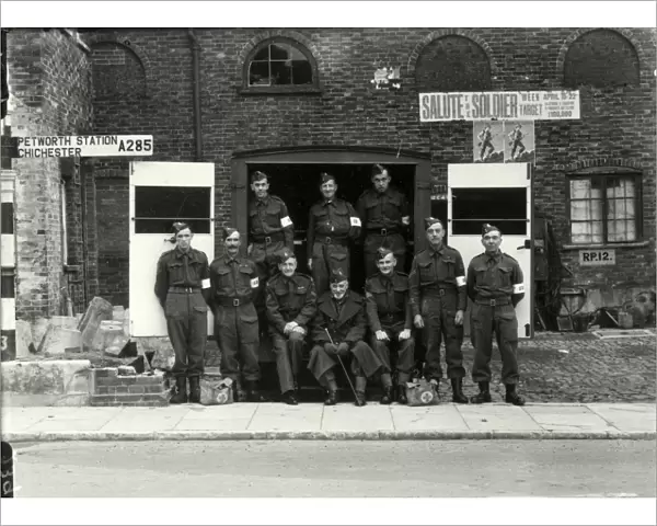 Petworth Home Guard Medical Team - 22 October 1944