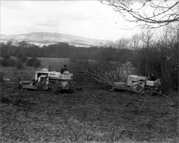 Land Reclamation at Tillington - March 1945