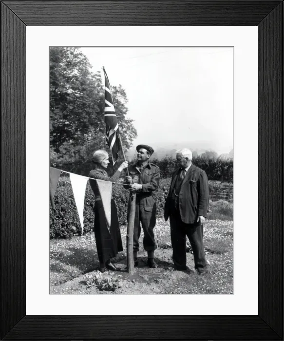 Framed Print : Celebration at last - 11 May 1945 Framed Print : Celebration at last - 11 May 1945